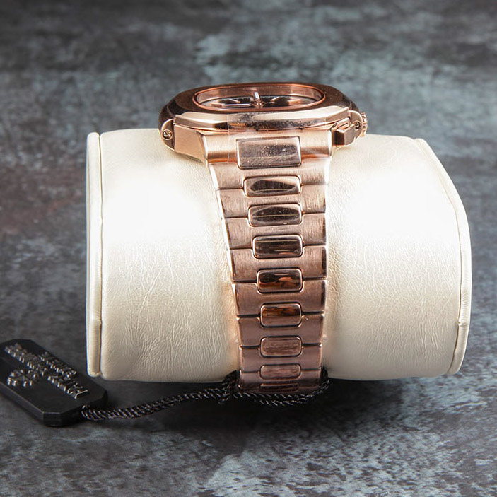 Patek Philipps Sa Rose Gold Watch with Black Dial - EUR FASHION