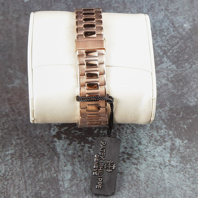 Patek Philipps Sa Rose Gold Watch with Black Dial - EUR FASHION