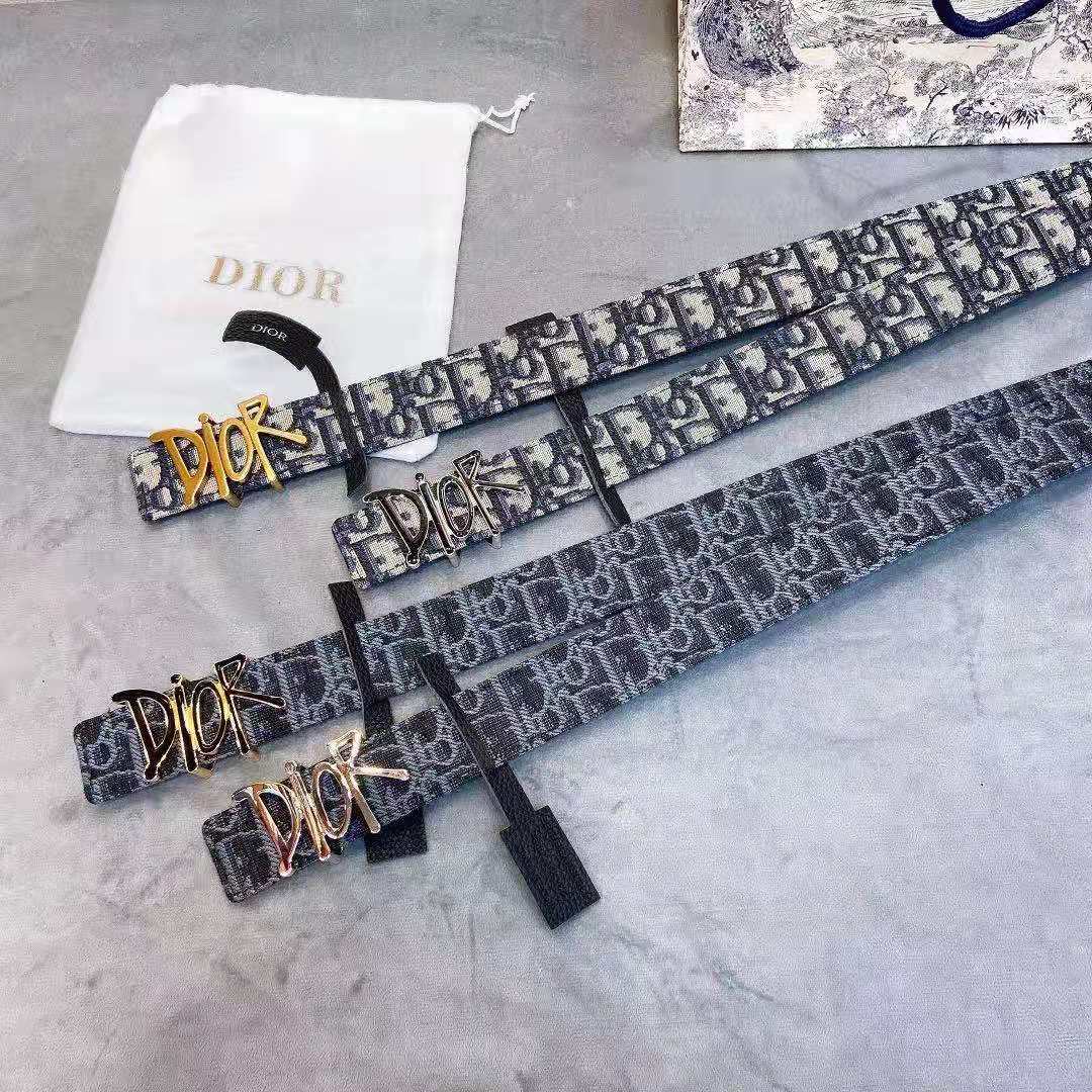Dior Oblique Jacquard Belt - EUR FASHION