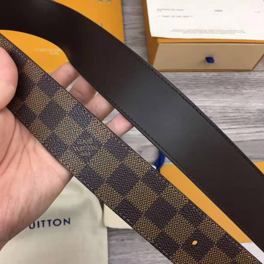Louis Vuitton Initiales Damier Belt - EUR FASHION