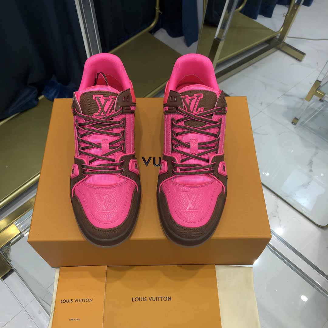 Louis Vuitton Trainer Sneaker Pink - EUR FASHION