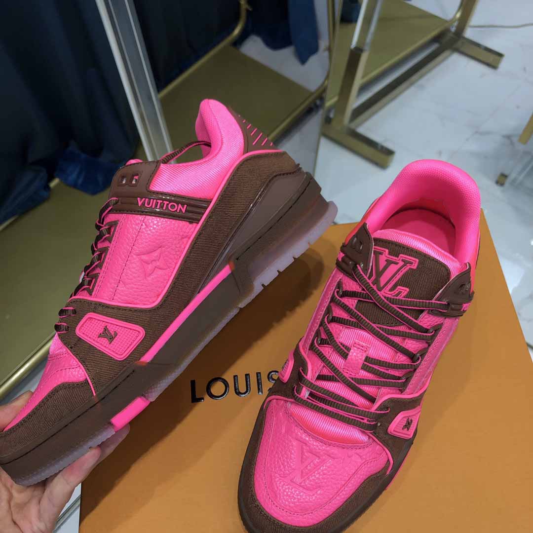 Louis Vuitton Trainer Sneaker Pink - EUR FASHION