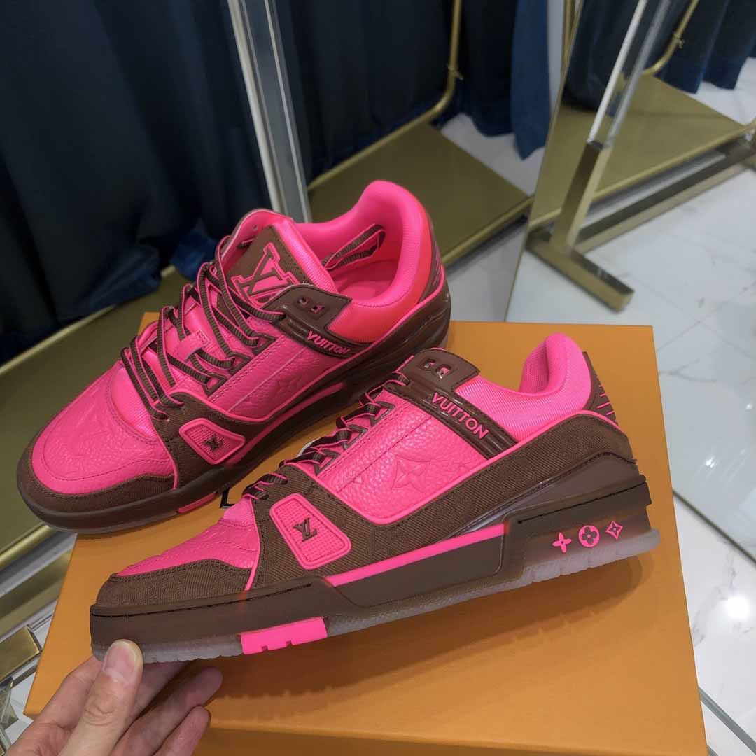 Louis Vuitton Trainer Sneaker Pink - EUR FASHION