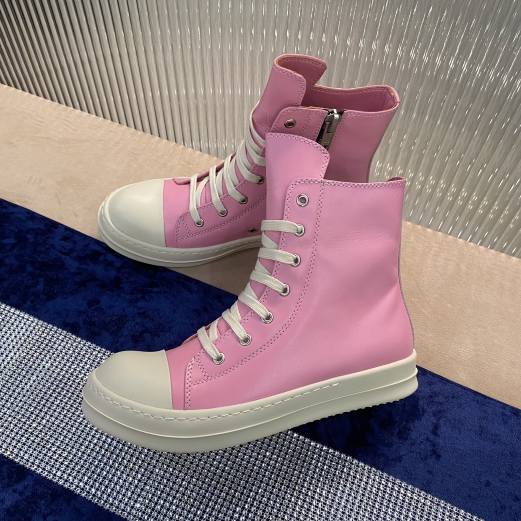 Rick Owens High Top Sneakers - EUR FASHION