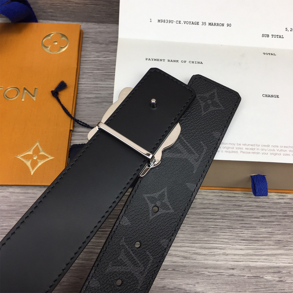 Louis Vuitton Tiger 40MM Belt Black - EUR FASHION