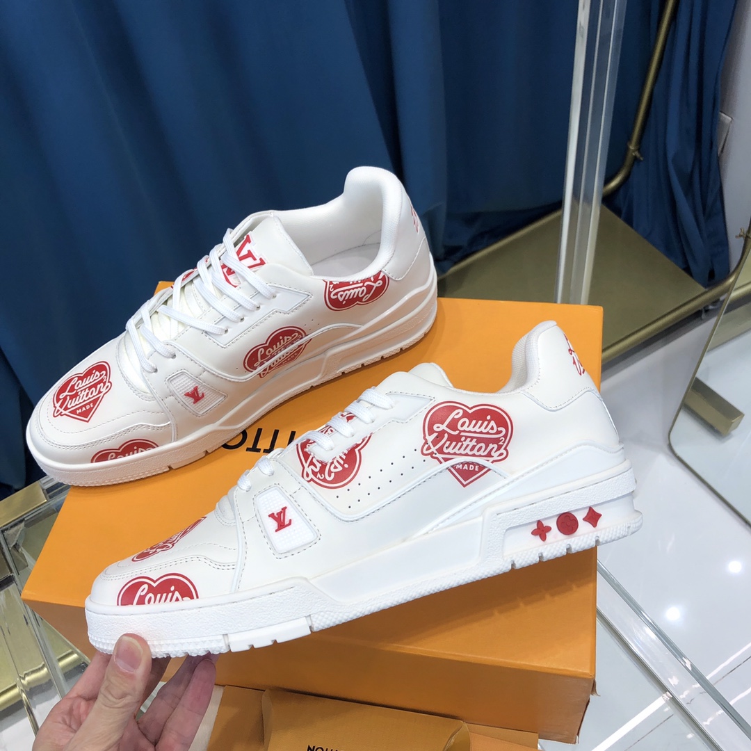 Louis Vuitton Trainer Sneaker Nigo Lv Made White - EUR FASHION