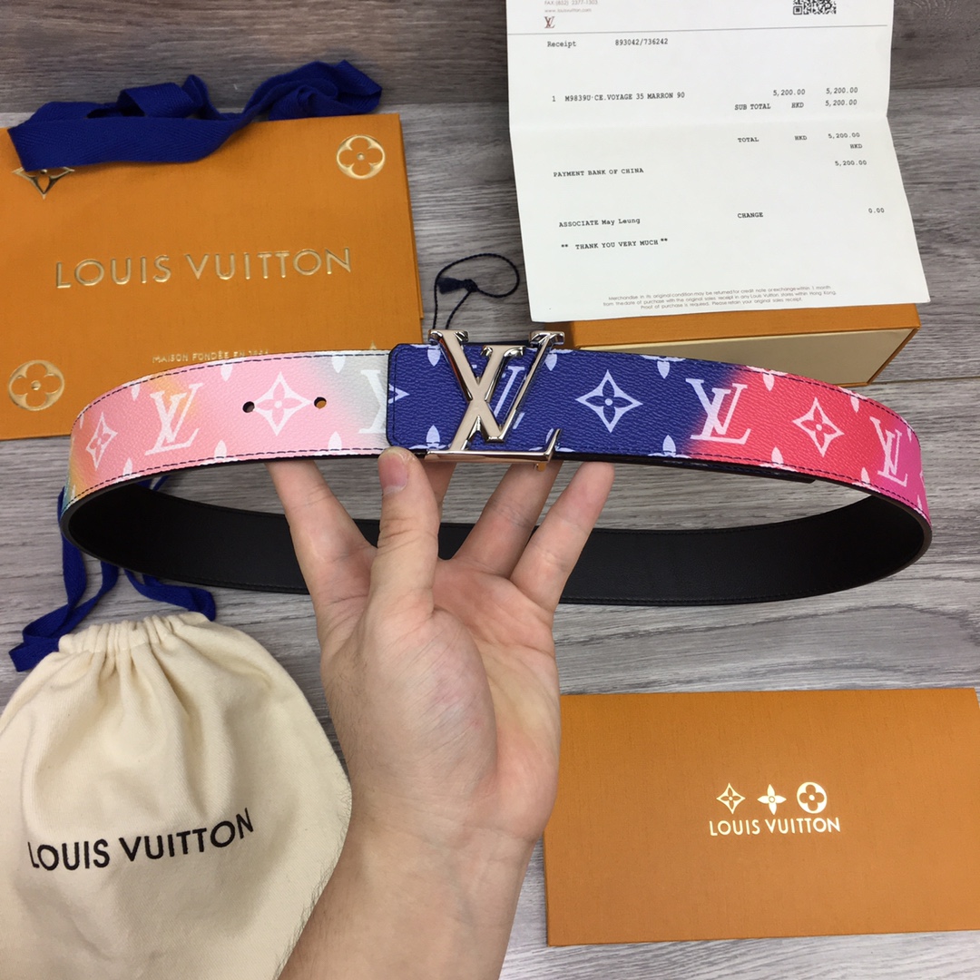 Louis Vuitton Shape 40MM Reversible Belt - EUR FASHION