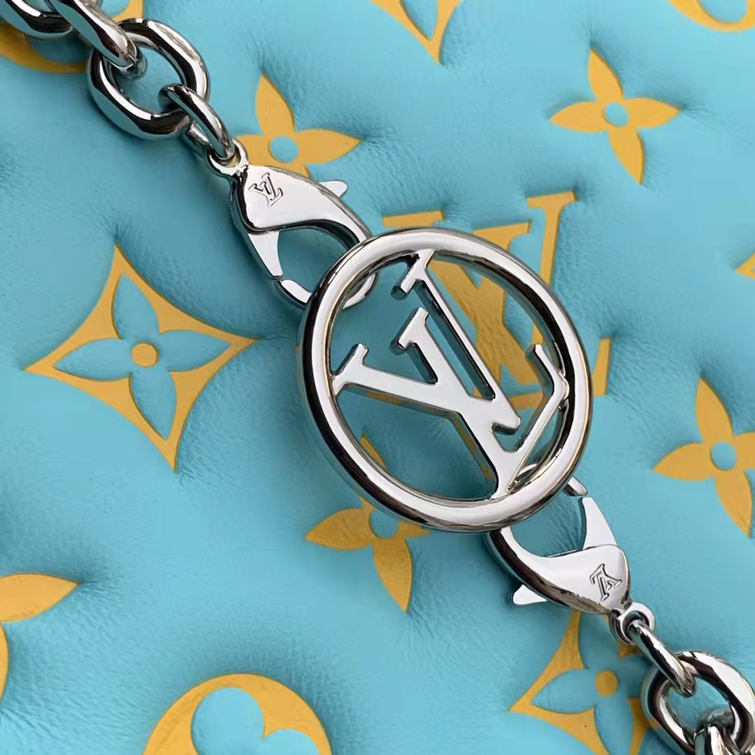 Louis Vuitton Pochette Coussin Mint/Yellow (20-14-8CM) - EUR FASHION