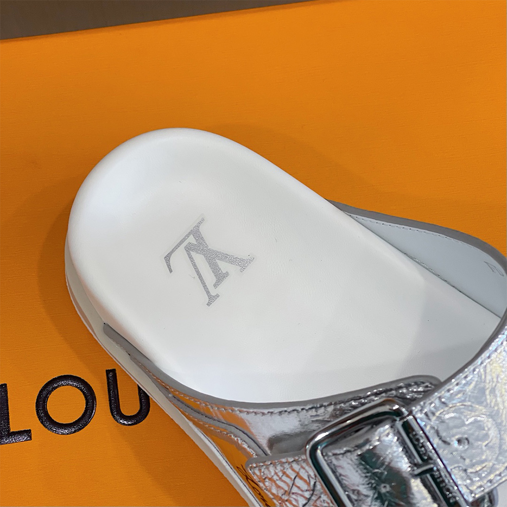 Louis Vuitton Trainer Mule In Silver - EUR FASHION