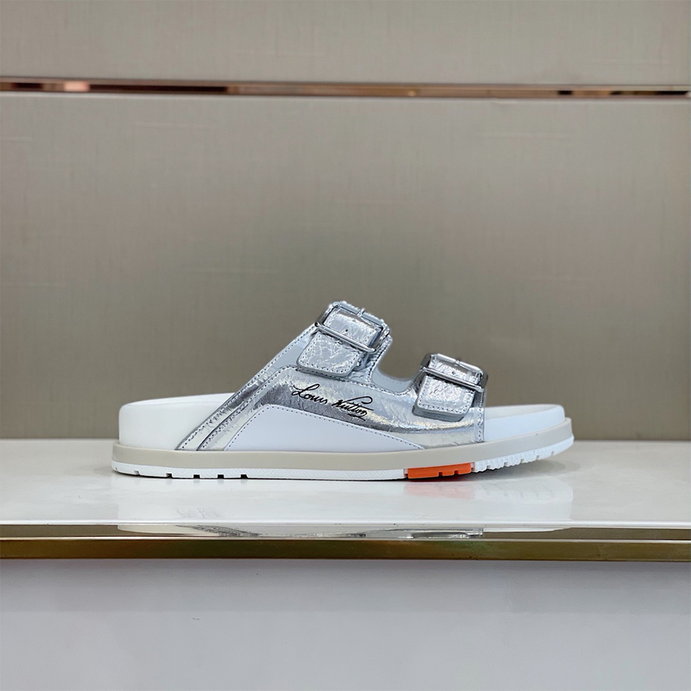 Louis Vuitton Trainer Mule In Silver - EUR FASHION