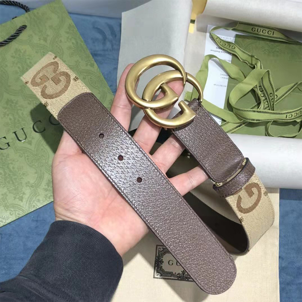 Gucci Jumbo GG Marmont Wide Belt - EUR FASHION