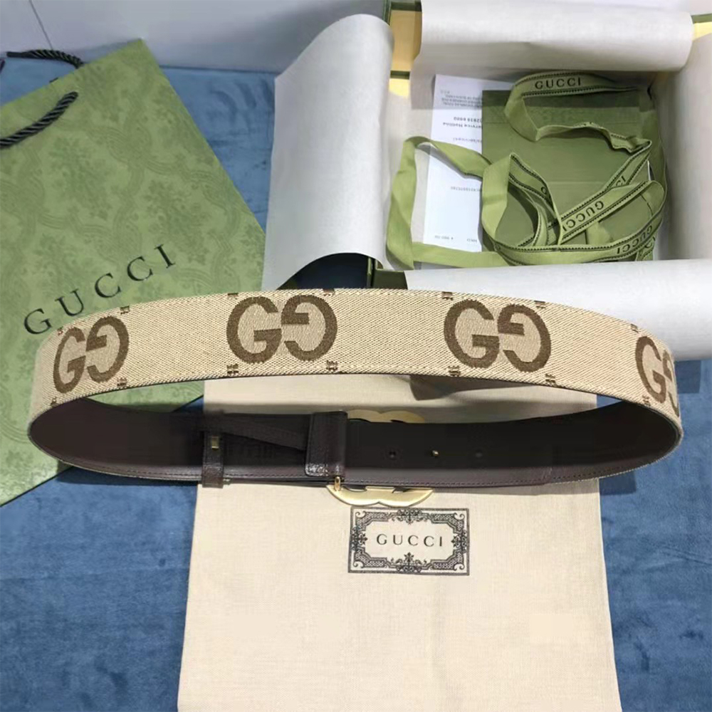 Gucci Jumbo GG Marmont Wide Belt - EUR FASHION