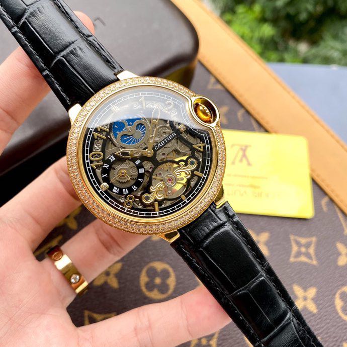 Cartier Moon Phases Diamond Watch - EUR FASHION