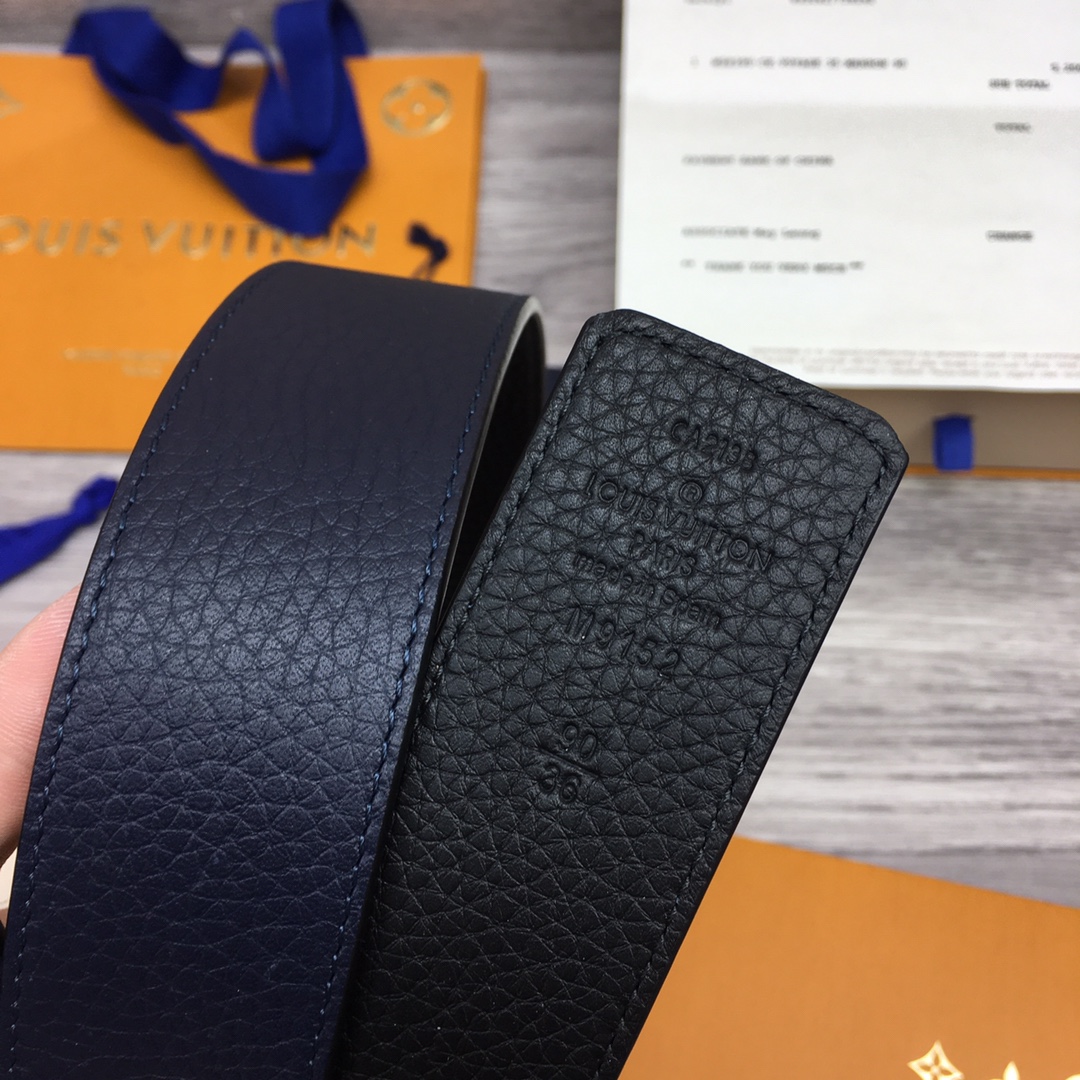 Louis Vuitton Shape 40MM Reversible Belt - EUR FASHION