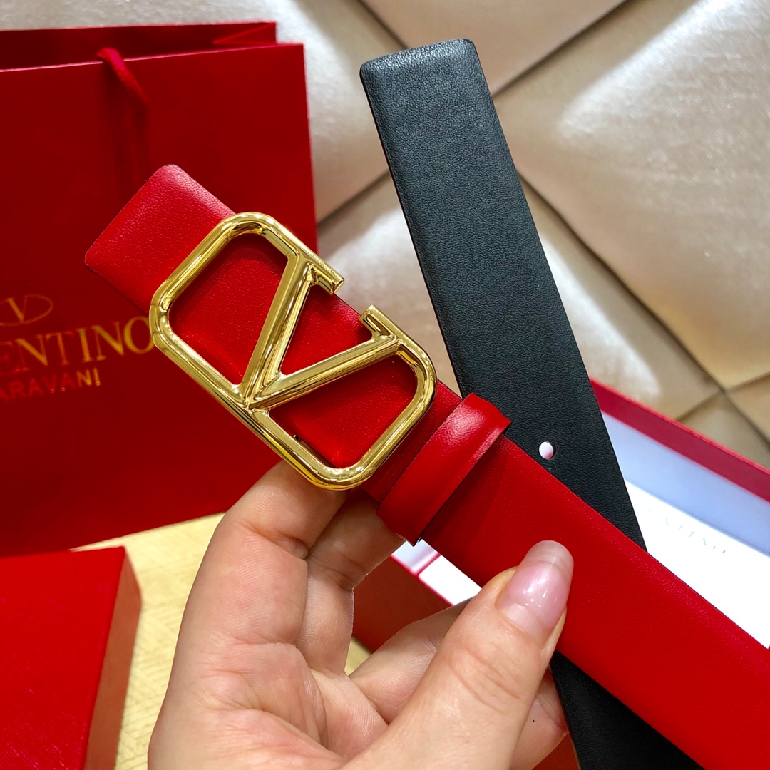 Valenti VLogo Signature 30MM Reversible Belt - EUR FASHION