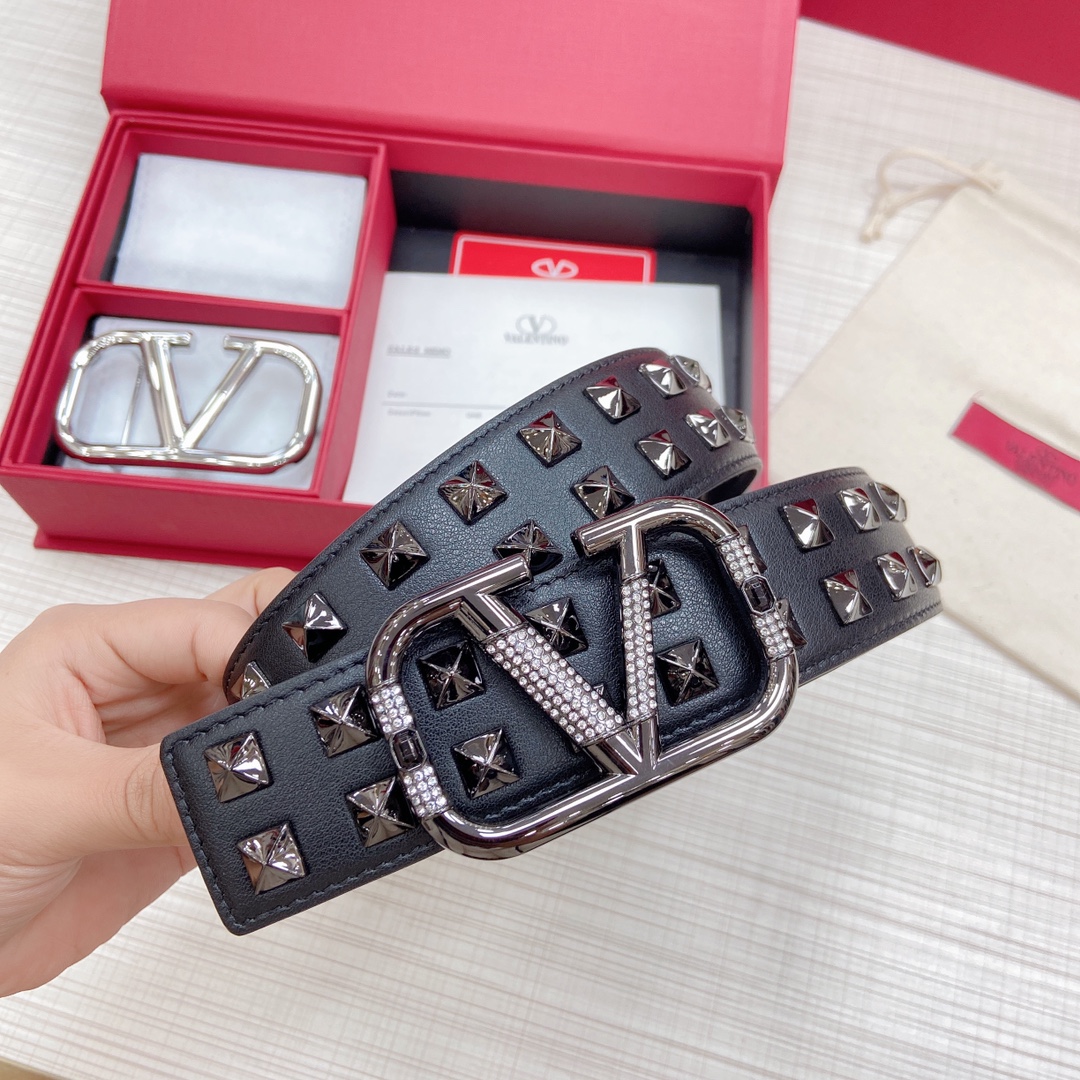 Valenti VLogo Signature 40MM  Belt - EUR FASHION