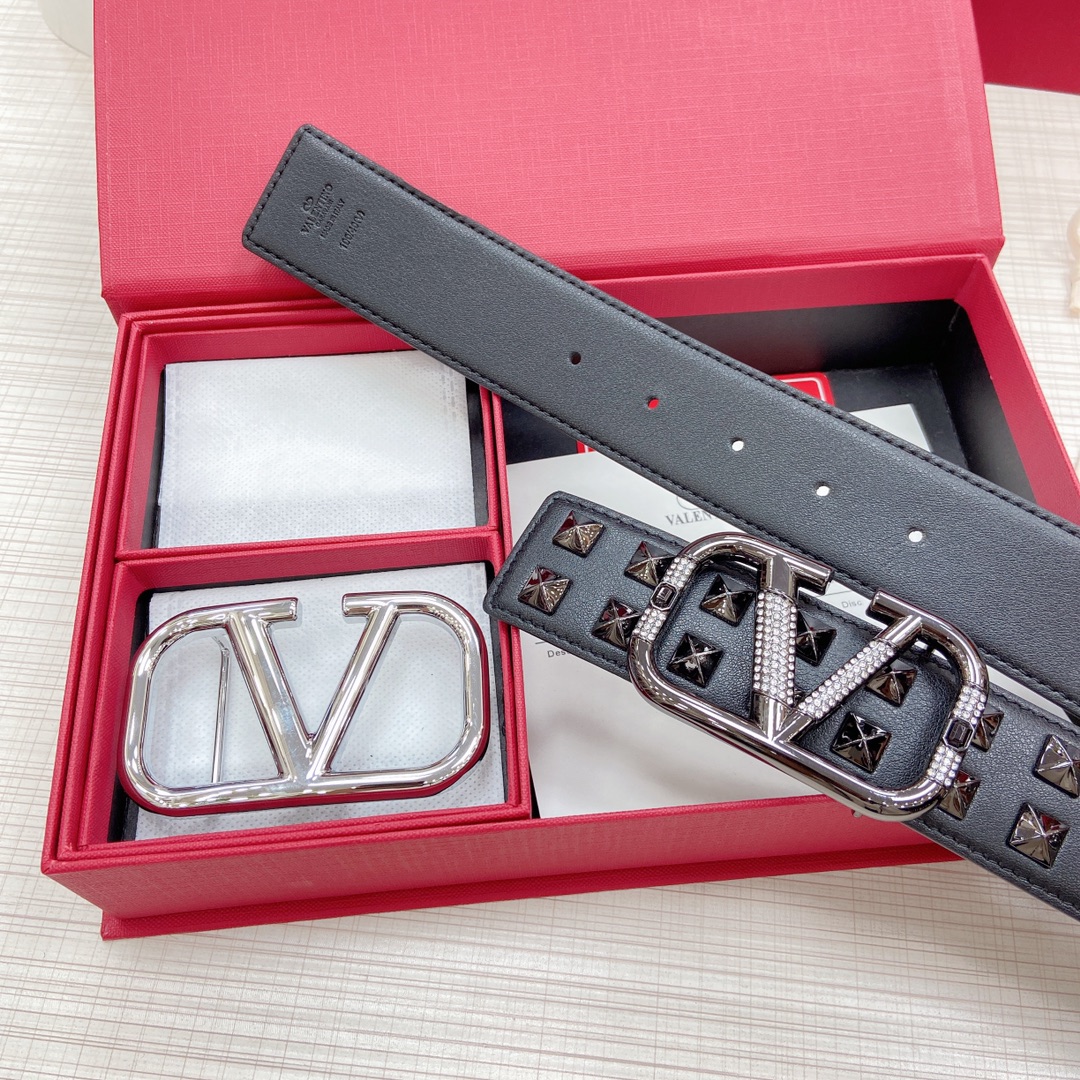 Valenti VLogo Signature 40MM  Belt - EUR FASHION