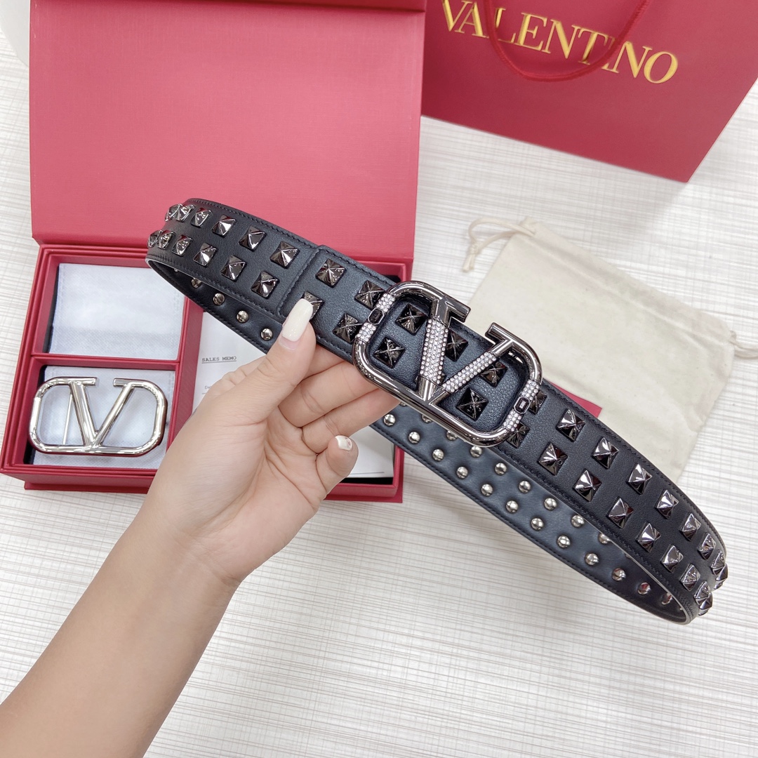 Valenti VLogo Signature 40MM  Belt - EUR FASHION