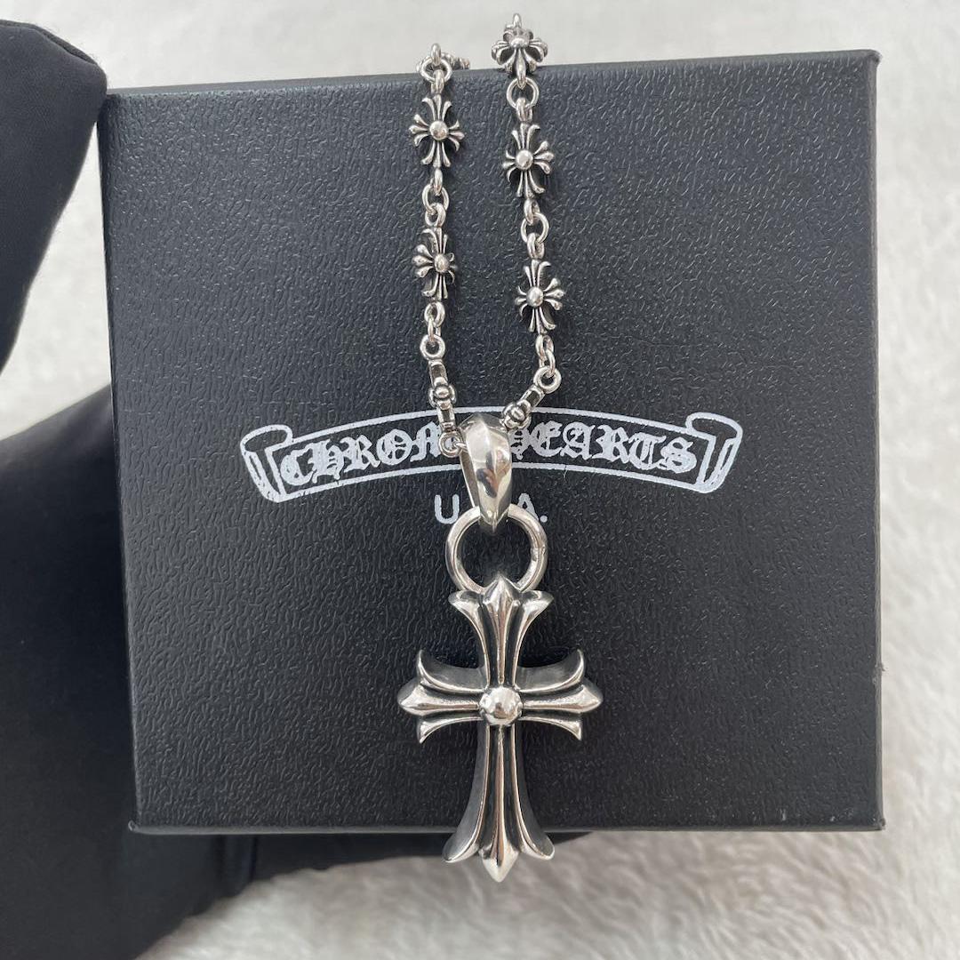 Chrome Heart Cross Necklace - EUR FASHION