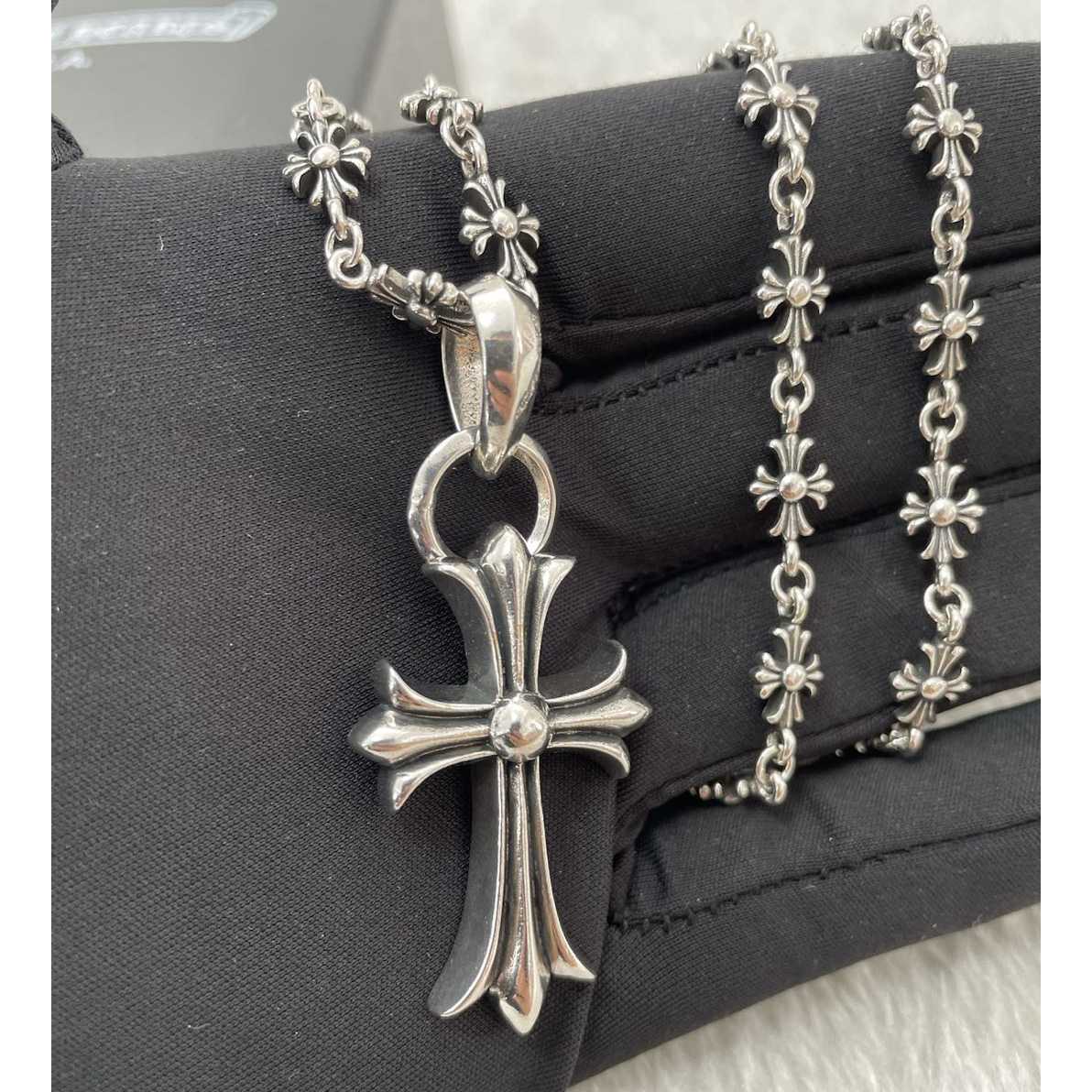 Chrome Heart Cross Necklace - EUR FASHION