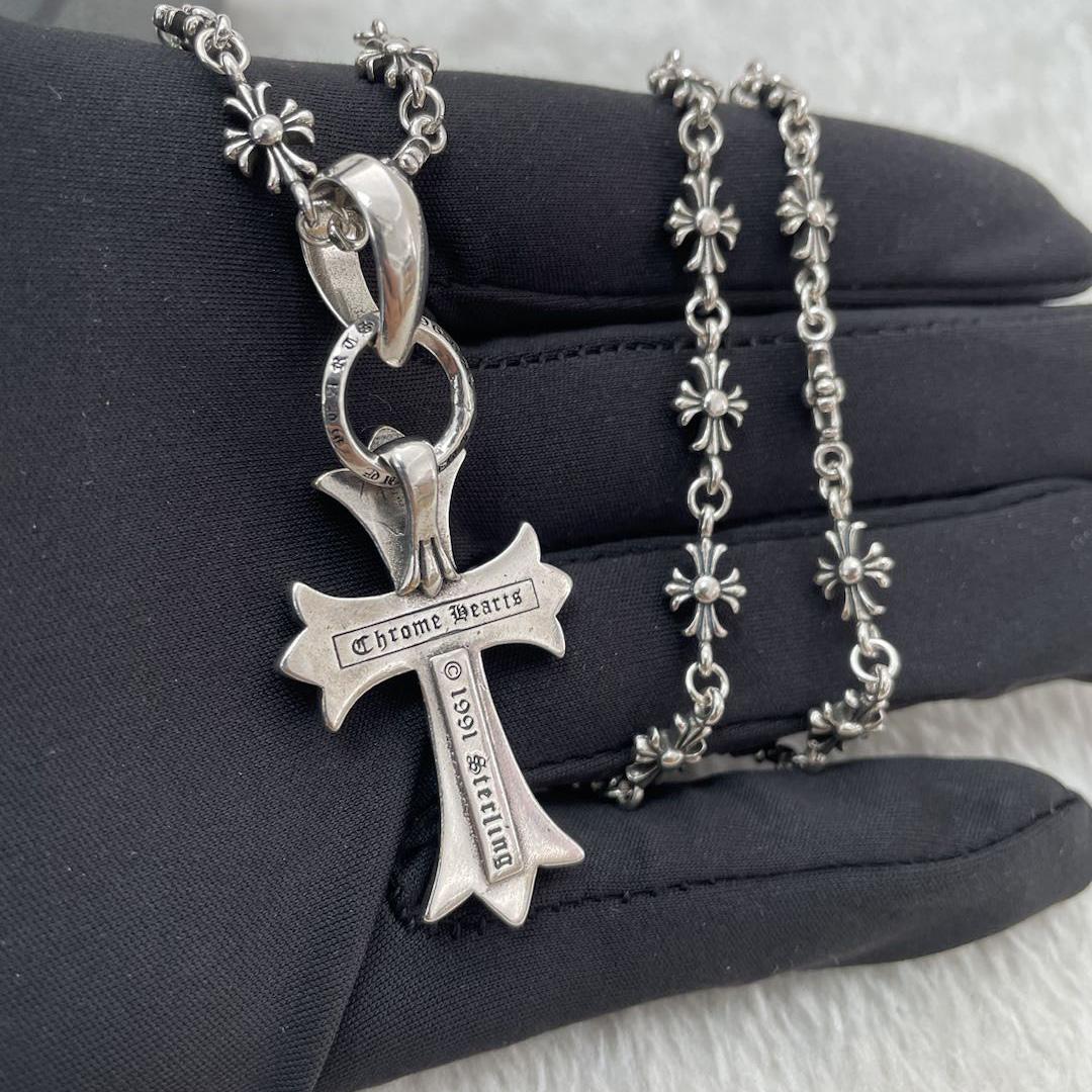 Chrome Heart Cross Necklace - EUR FASHION