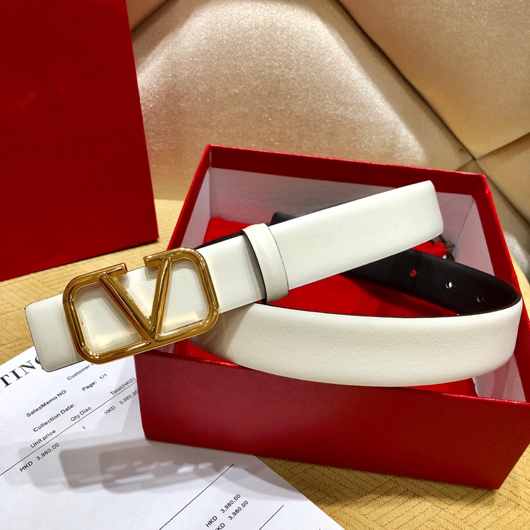 Valenti  VLogo Signature 30MM Reversible Belt - EUR FASHION