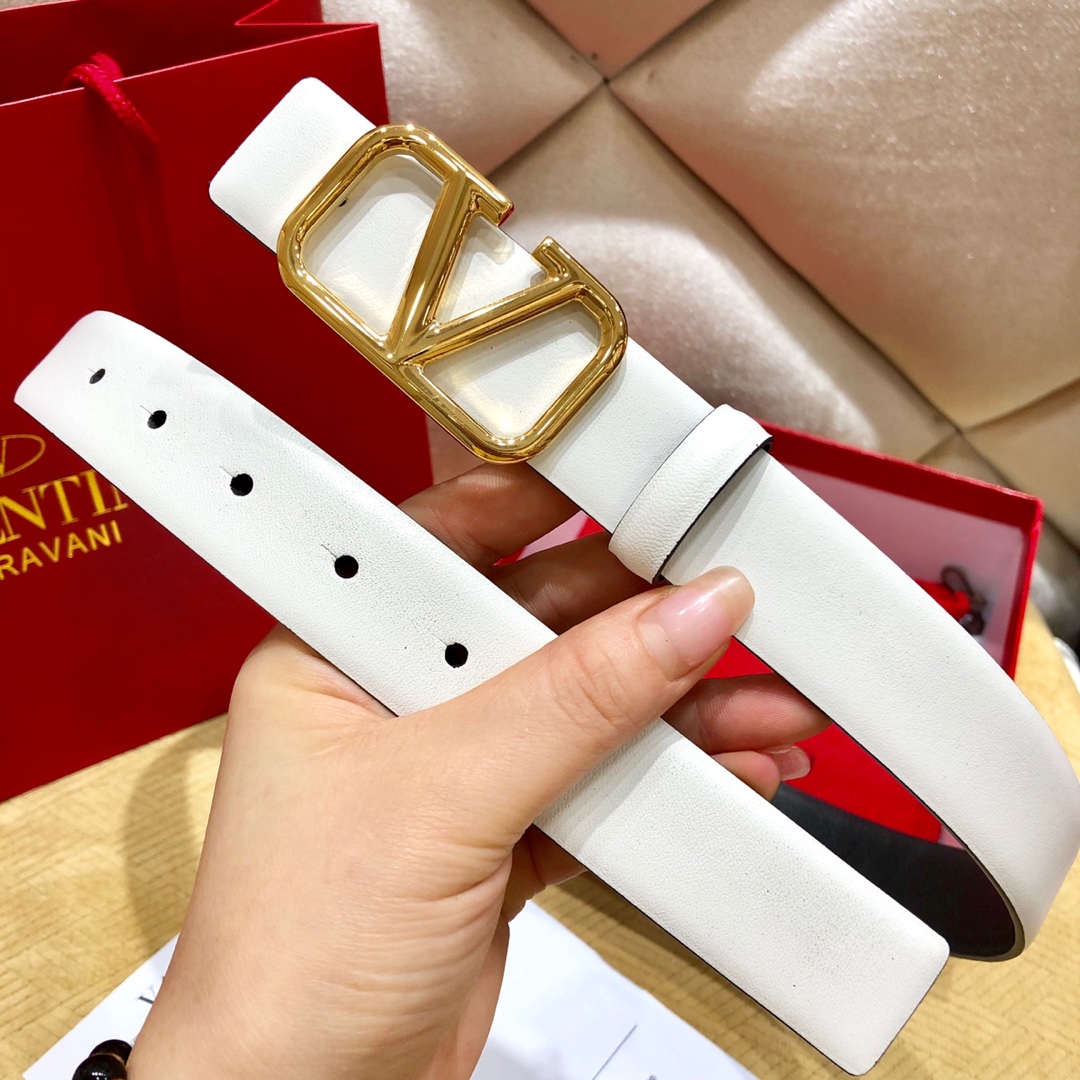 Valenti  VLogo Signature 30MM Reversible Belt - EUR FASHION
