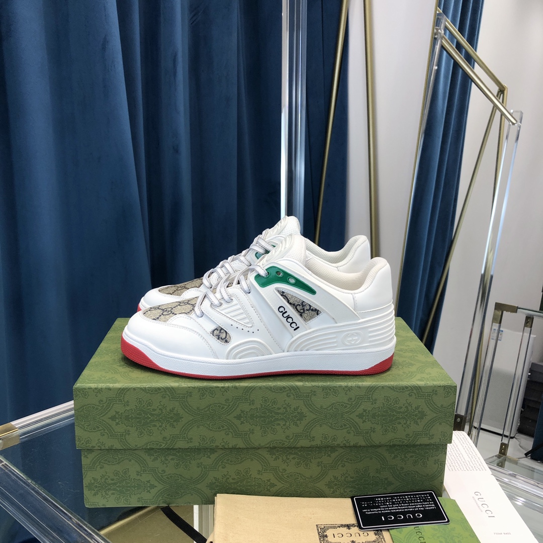 Gucci  Men's Gucci  Basket sneaker with lnterlocking G  - EUR FASHION