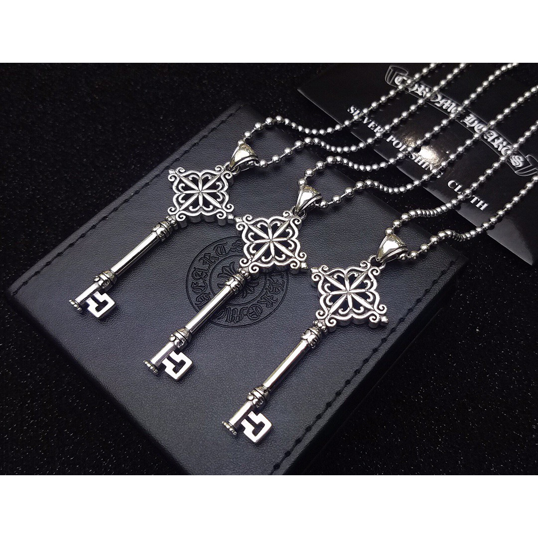 Chrome Heart Cross Necklace - EUR FASHION