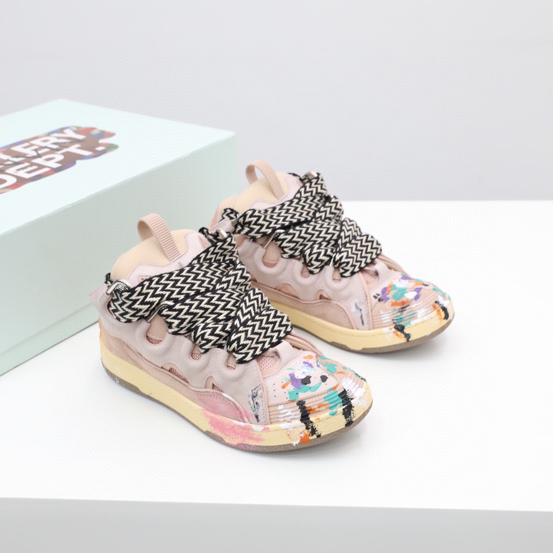 Lanvin X  Gallery Dept. Curb Sneaker Pink - EUR FASHION