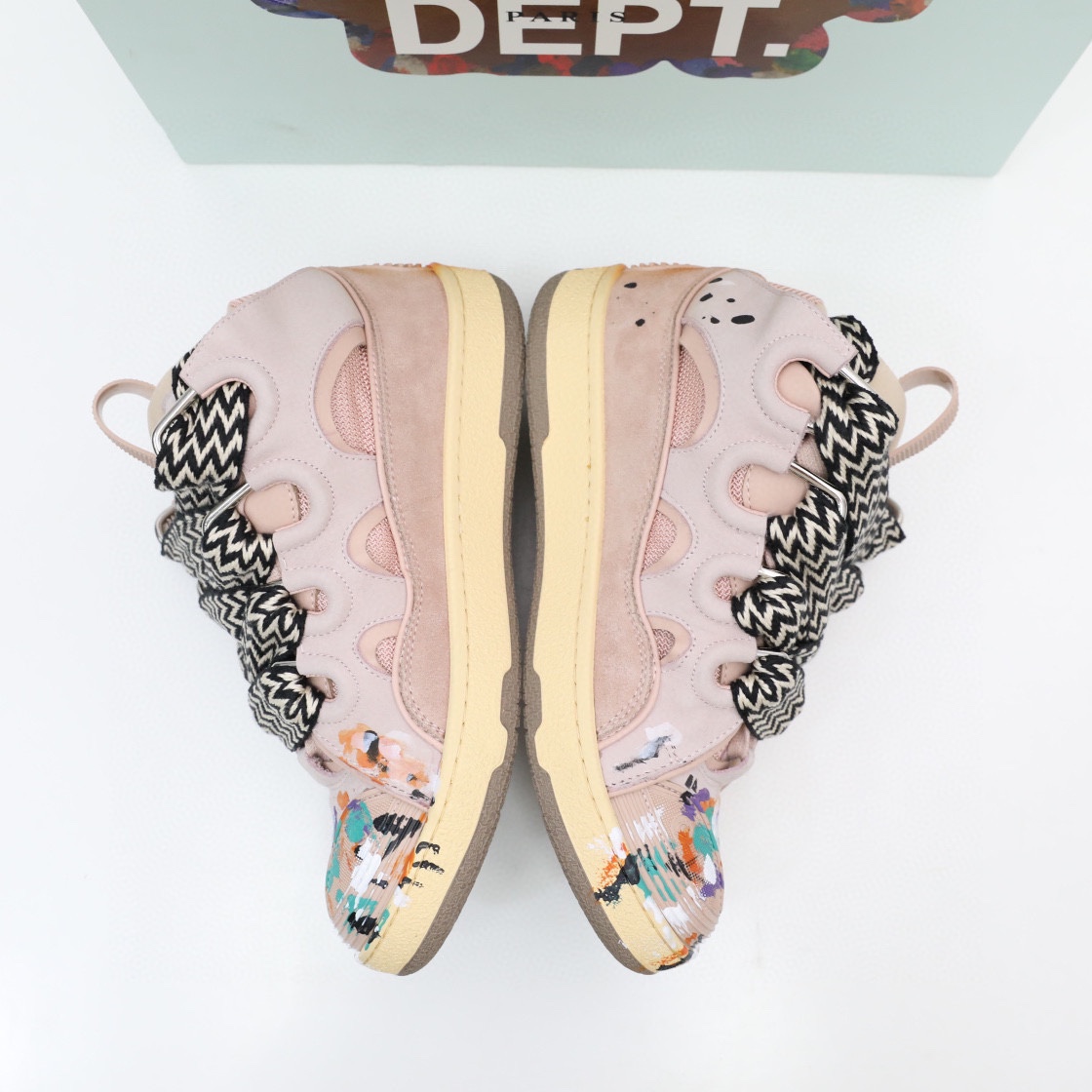 Lanvin X  Gallery Dept. Curb Sneaker Pink - EUR FASHION