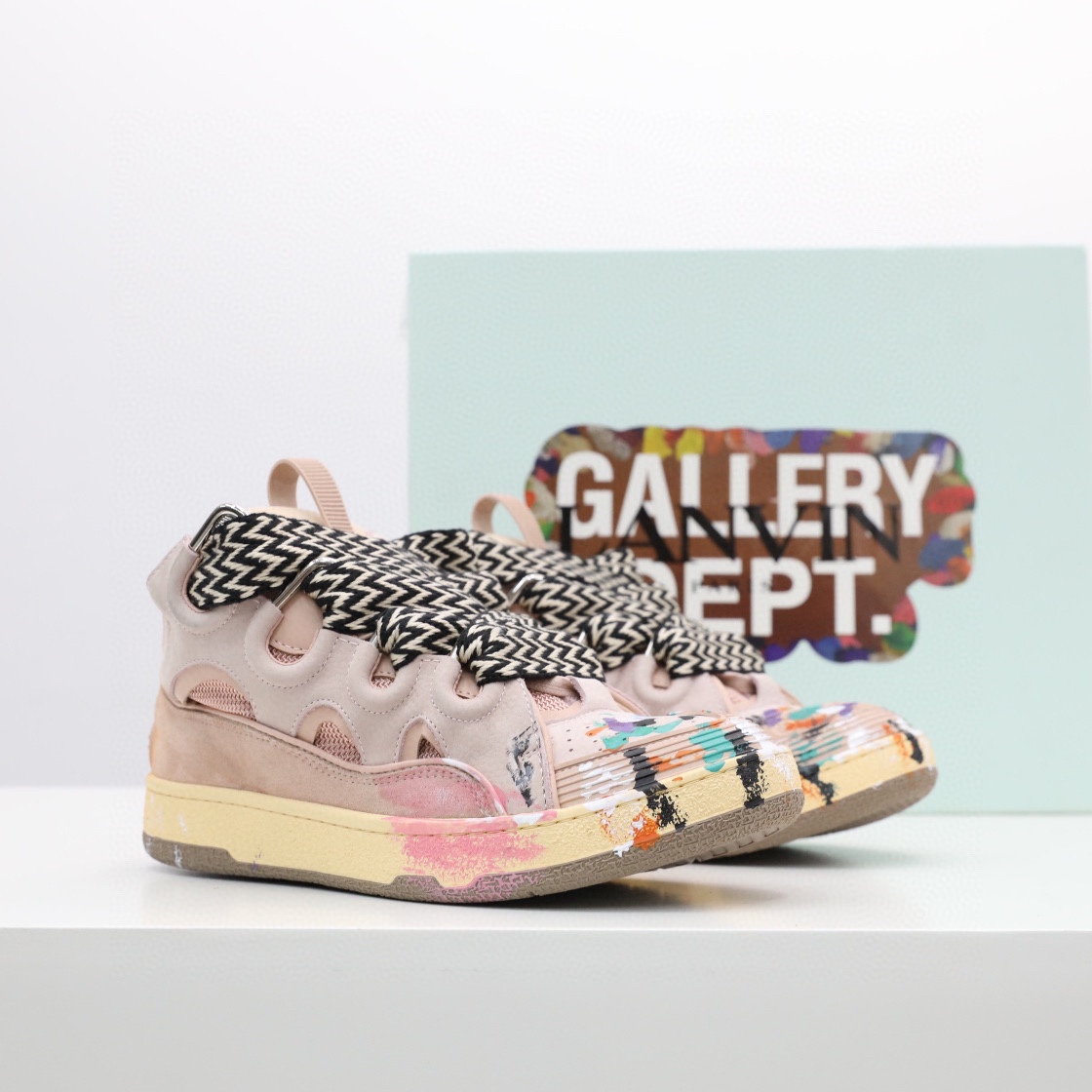 Lanvin X  Gallery Dept. Curb Sneaker Pink - EUR FASHION