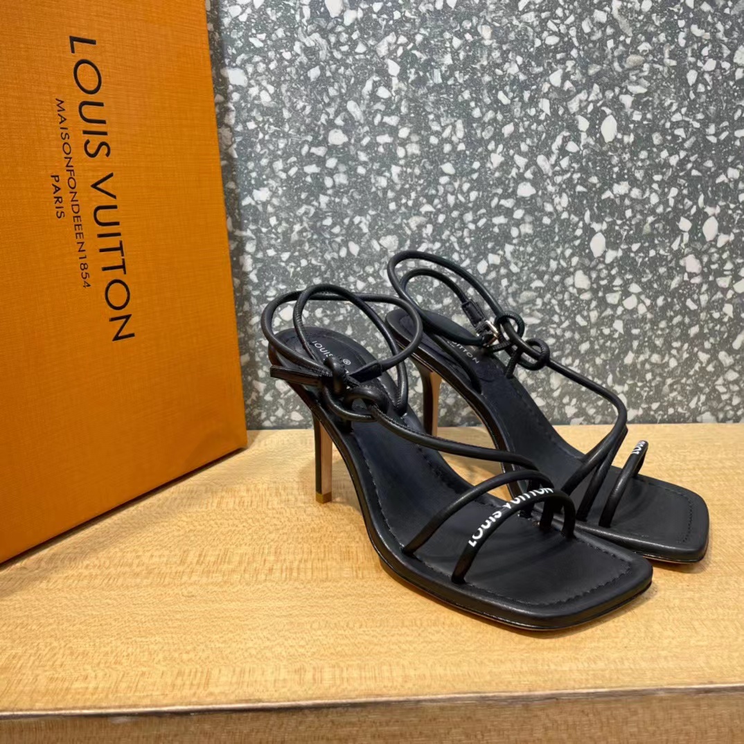 Louis Vuitton Sandals For Women In Black - EUR FASHION