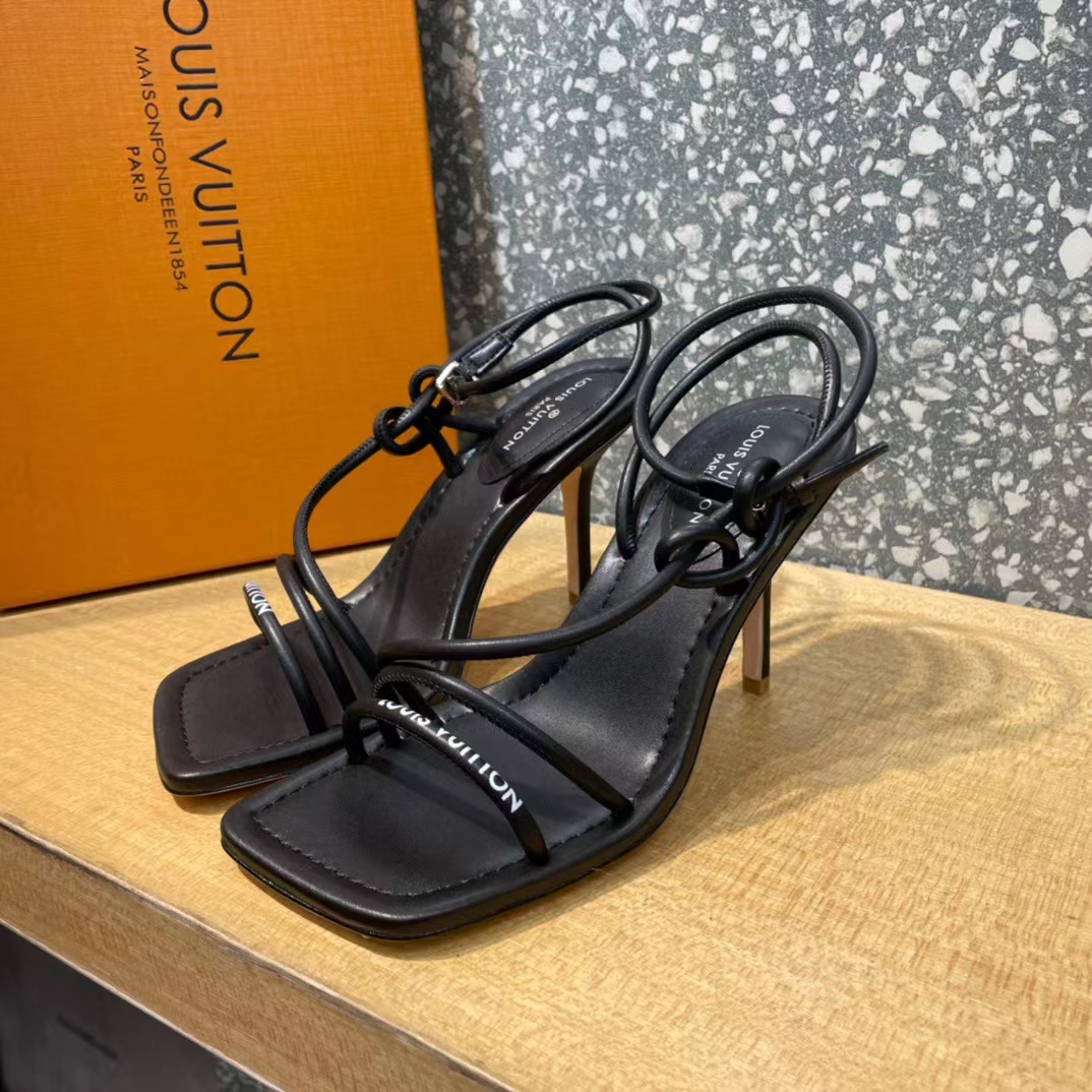 Louis Vuitton Sandals For Women In Black - EUR FASHION