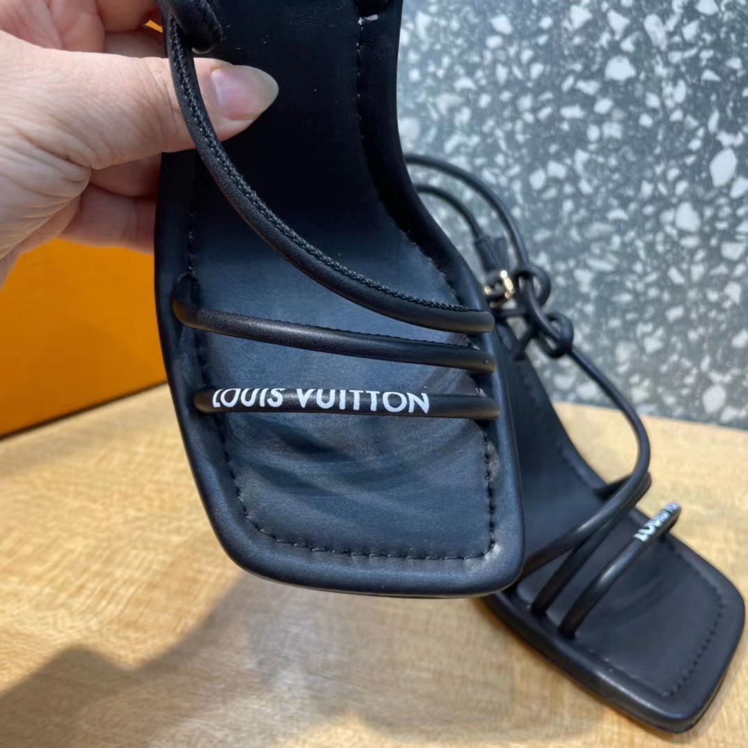 Louis Vuitton Sandals For Women In Black - EUR FASHION