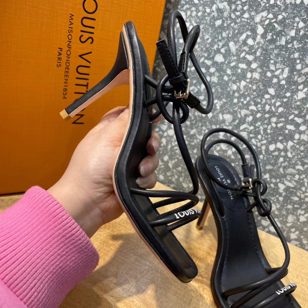 Louis Vuitton Sandals For Women In Black - EUR FASHION