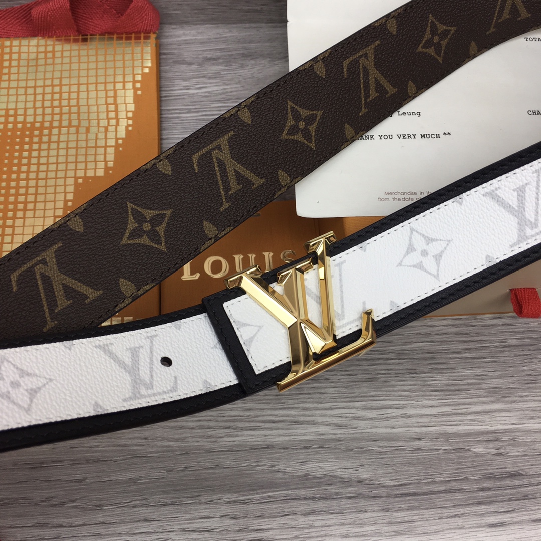 Louis Vuitton Shape 40MM Reversible Belt - EUR FASHION