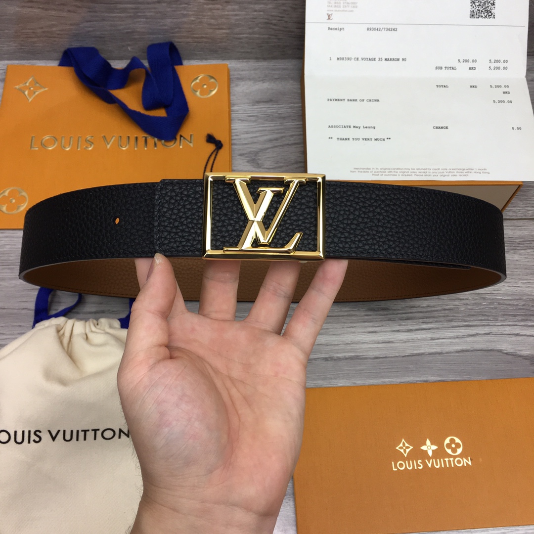 Louis Vuitton Shape 40MM Reversible Belt - EUR FASHION