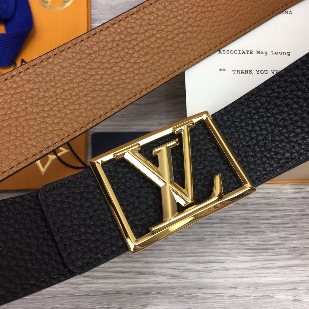 Louis Vuitton Shape 40MM Reversible Belt - EUR FASHION