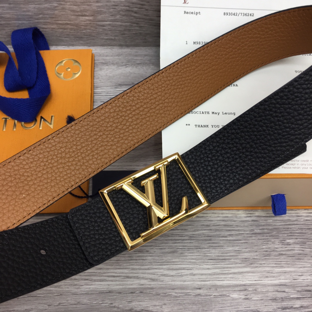 Louis Vuitton Shape 40MM Reversible Belt - EUR FASHION