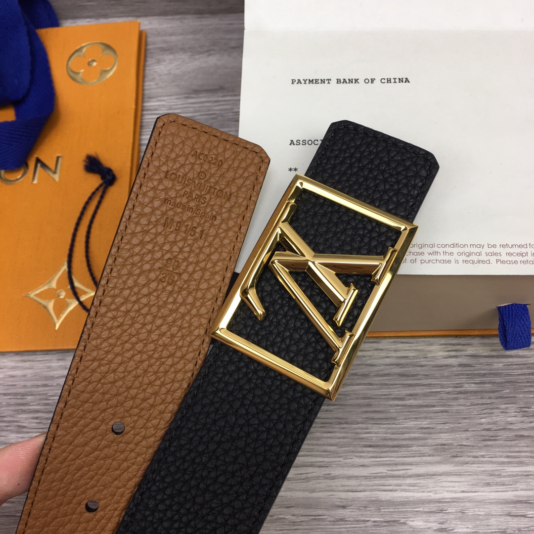 Louis Vuitton Shape 40MM Reversible Belt - EUR FASHION