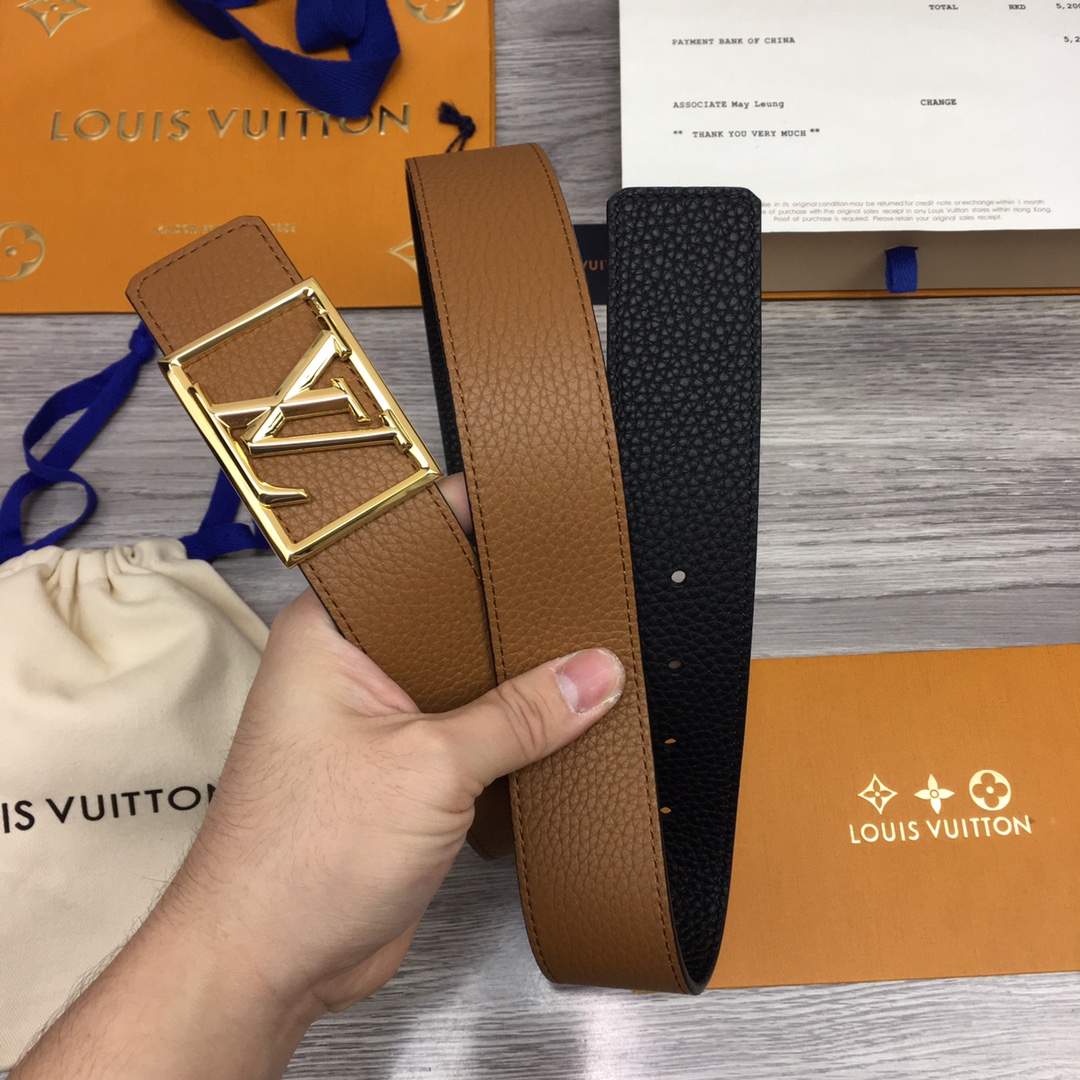 Louis Vuitton Shape 40MM Reversible Belt - EUR FASHION