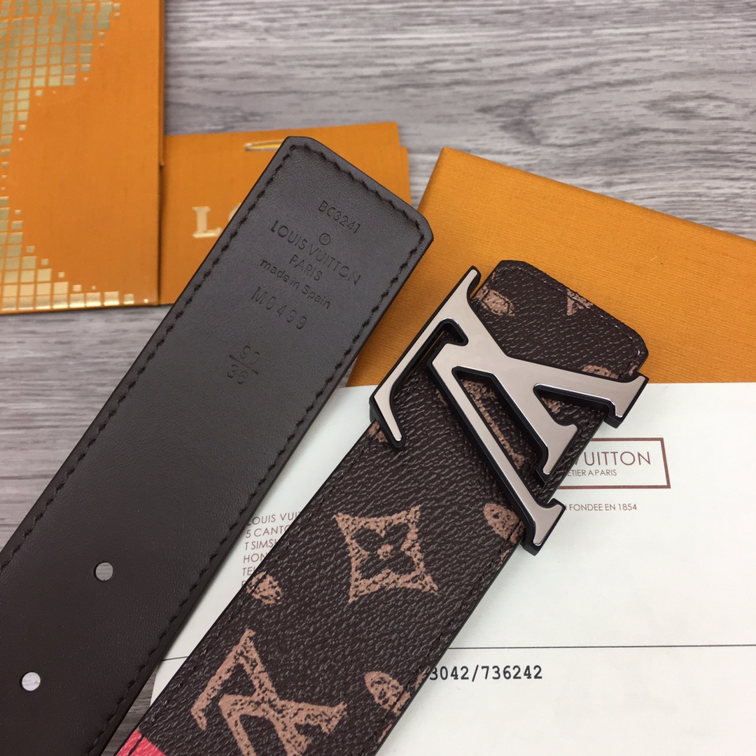 Louis Vuitton Shape 40MM Reversible Belt - EUR FASHION