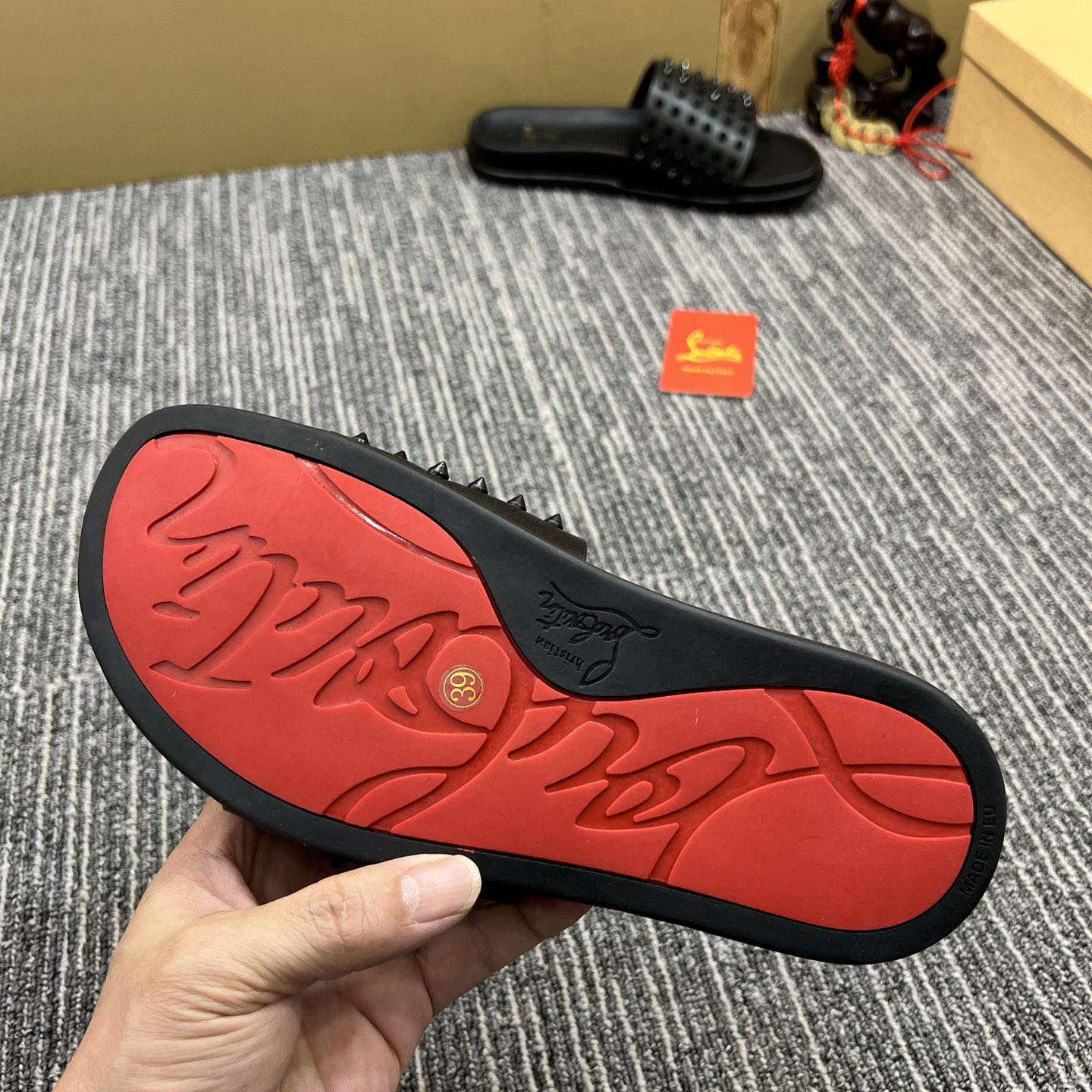 Christian Louboutin  Men Slippers Flats - EUR FASHION