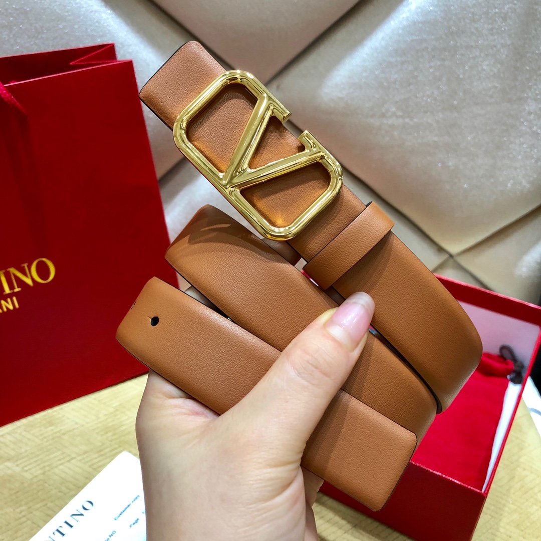 Valenti  VLogo Signature 30MM Reversible Belt - EUR FASHION