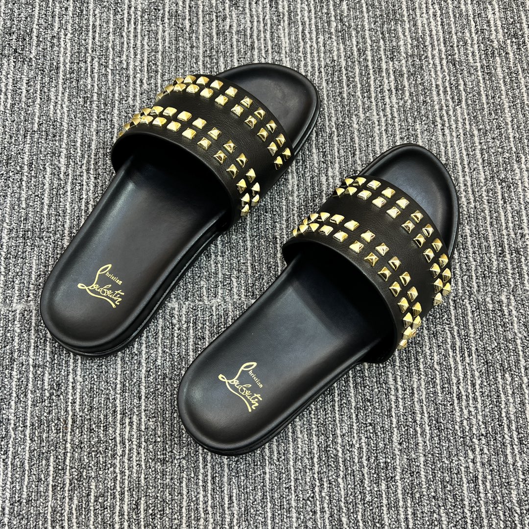 Christian Louboutin  Men Slippers Flats - EUR FASHION