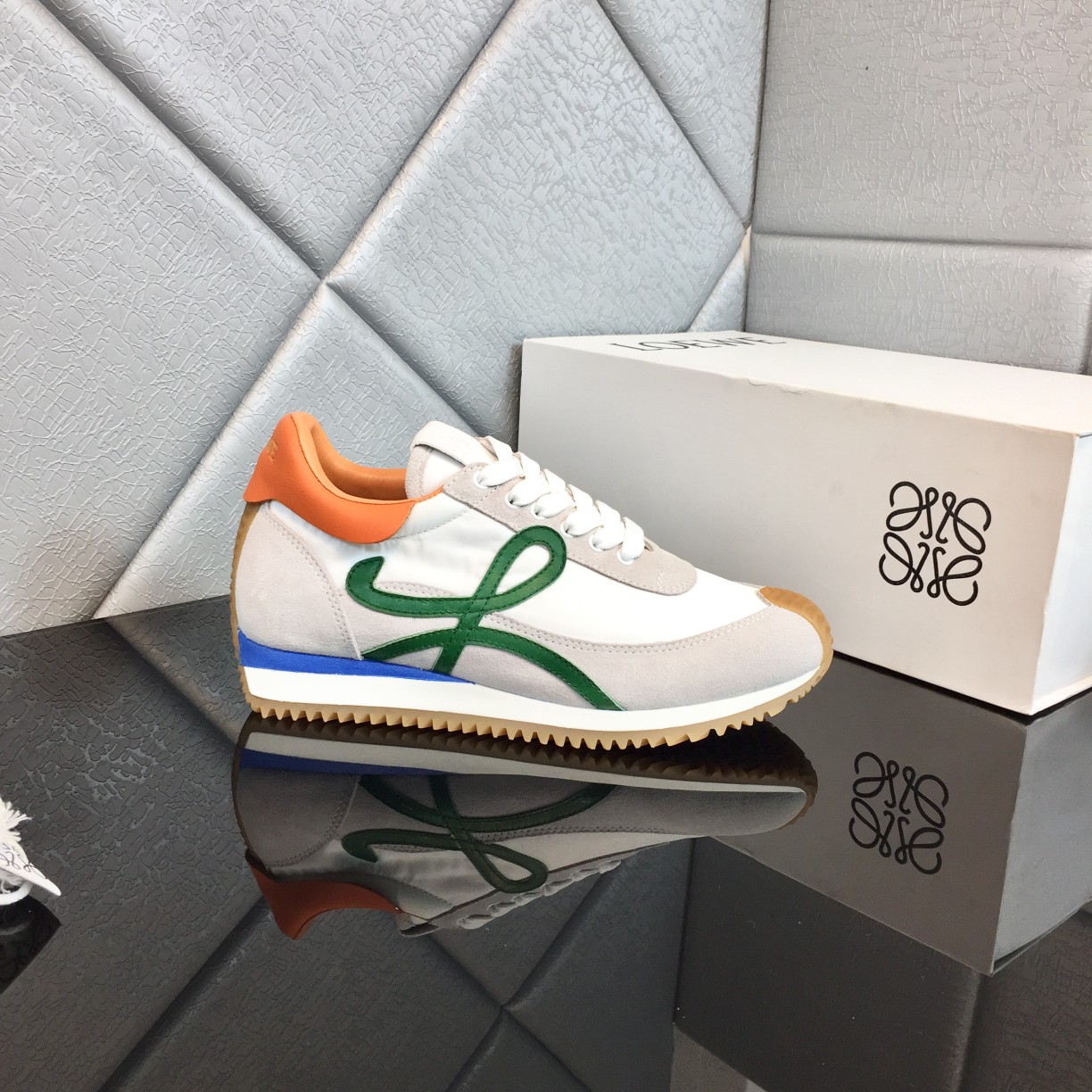 Loewe Flow Runner In Calfskin - EUR FASHION