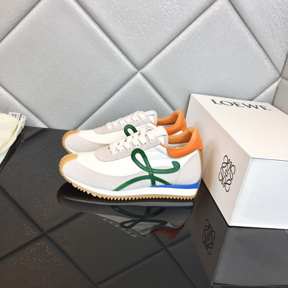 Loewe Flow Runner In Calfskin - EUR FASHION