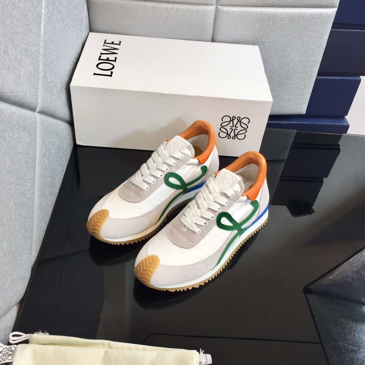 Loewe Flow Runner In Calfskin - EUR FASHION