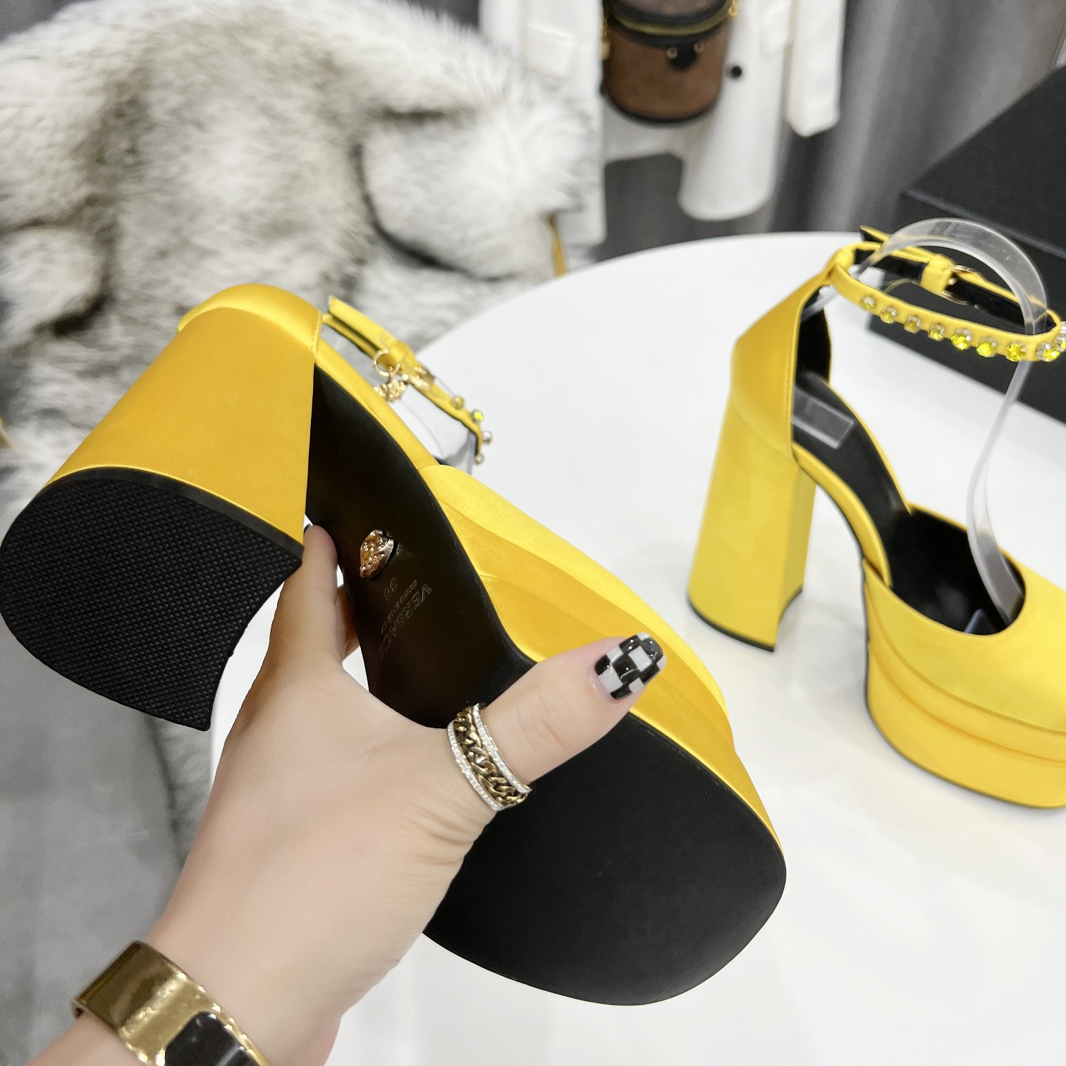 Versace High Heel Sandals - EUR FASHION